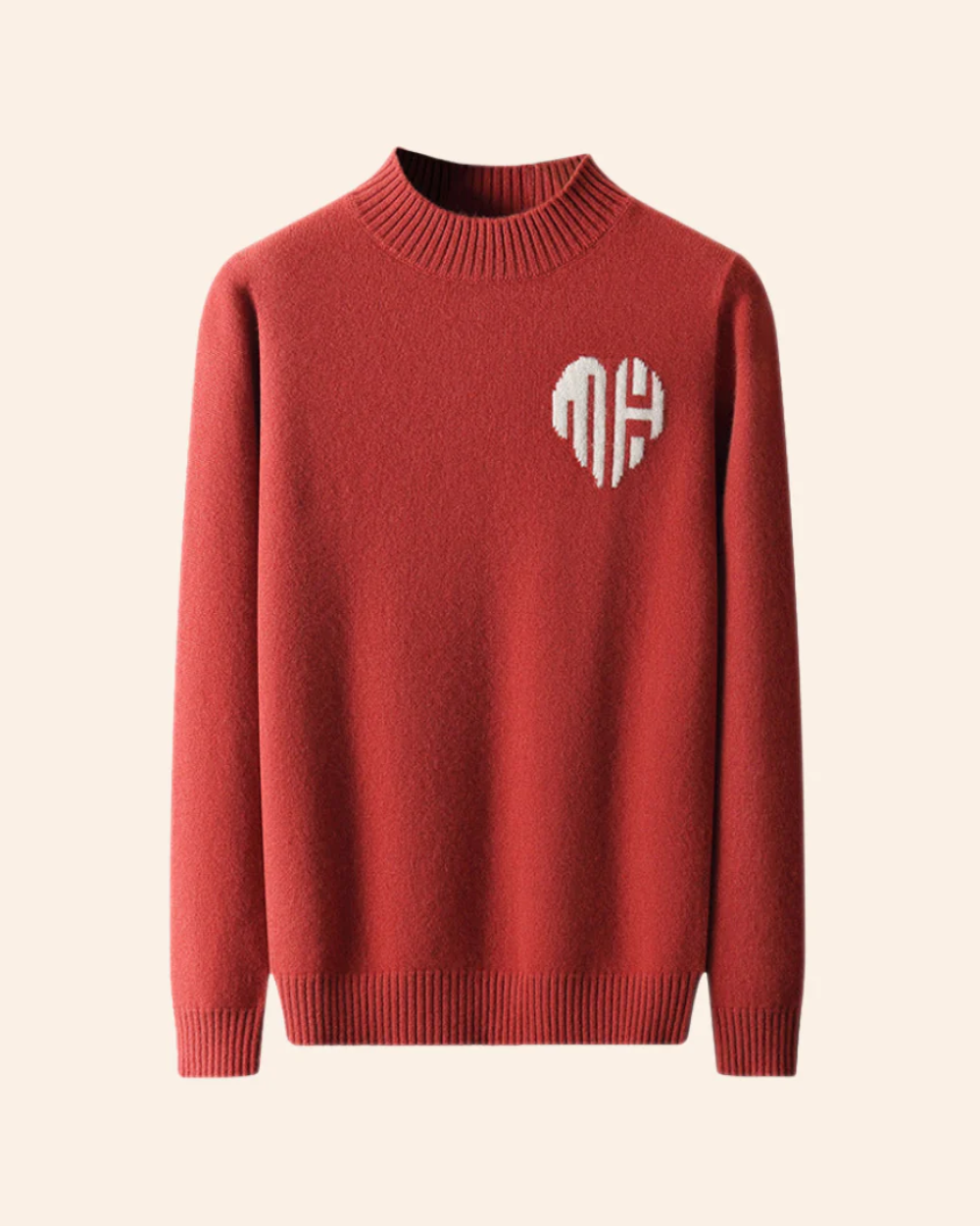 Bora Bora - Maglione con cuore in cashmere