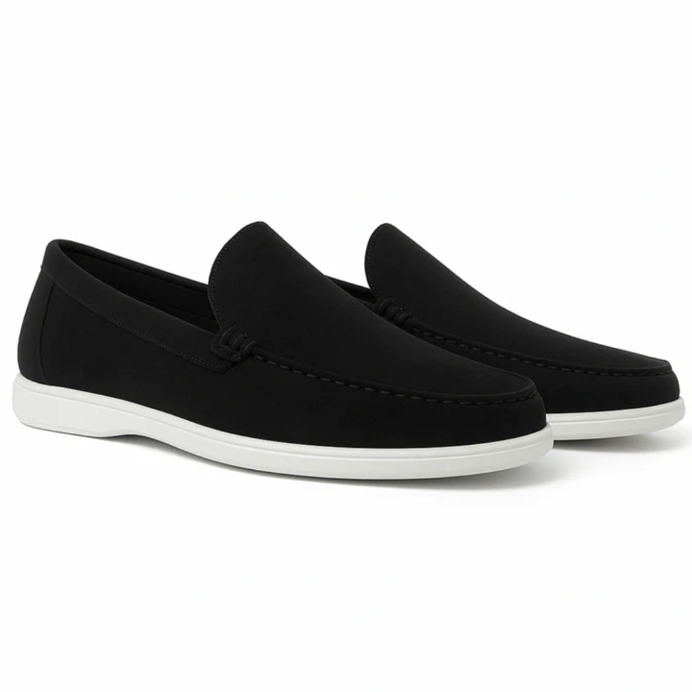 Mocassini casual in pelle scamosciata