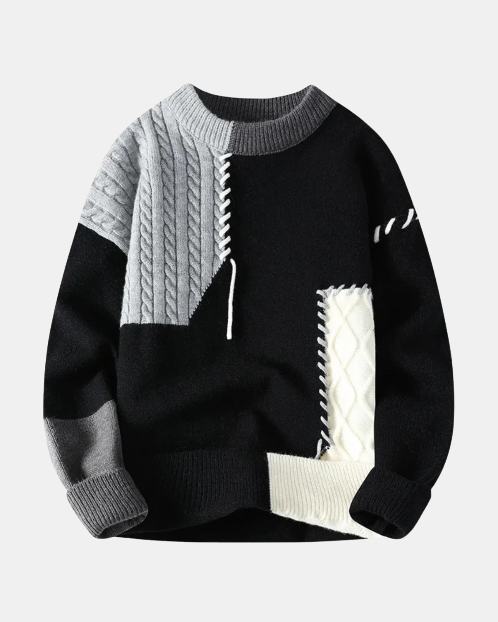 Pullover patchwork Amadeo