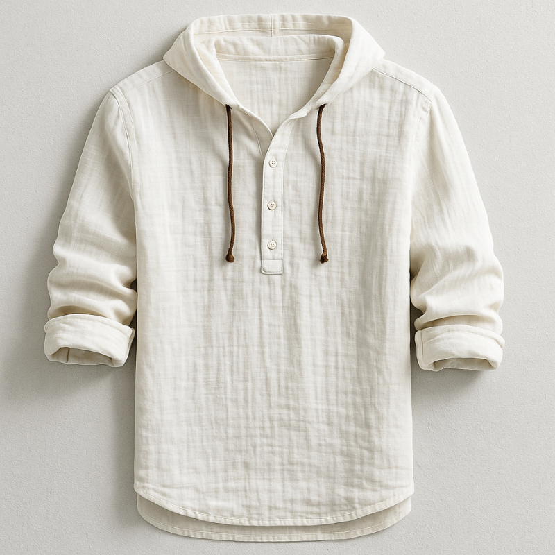 Camicia elegante con cappuccio