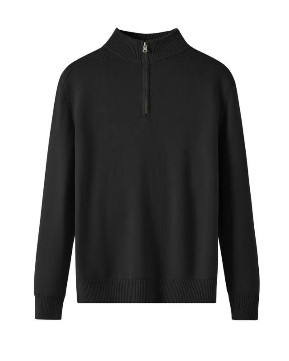 Maglione con zip in lana merino Capri
