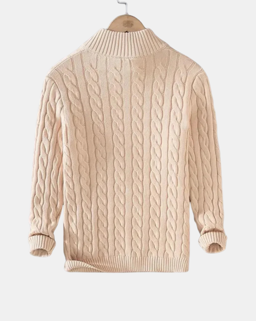 Maglione con mezza zip Pietro