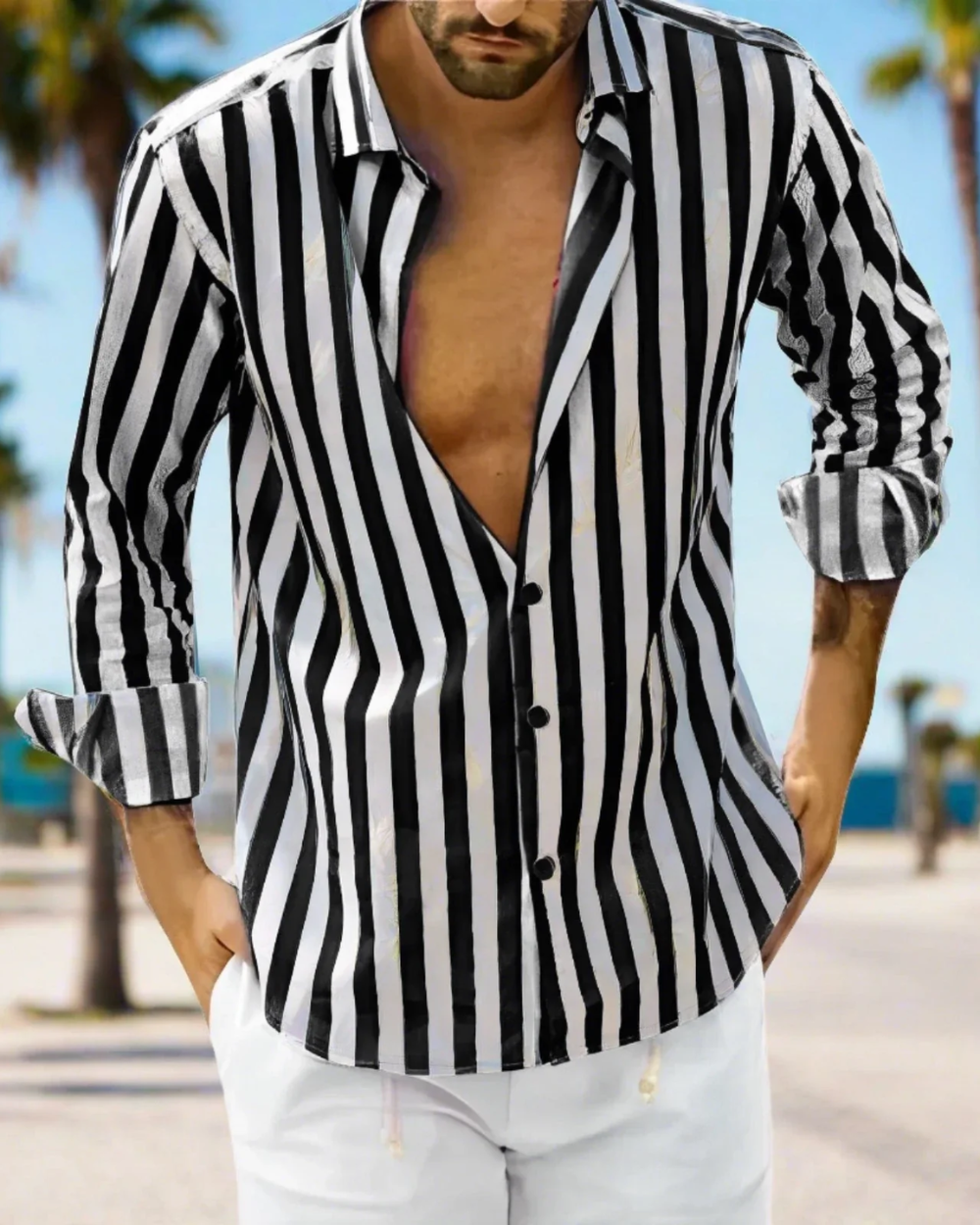 Camicia a righe