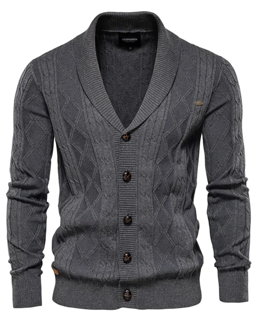 Cardigan di lusso da uomo con bottoni
