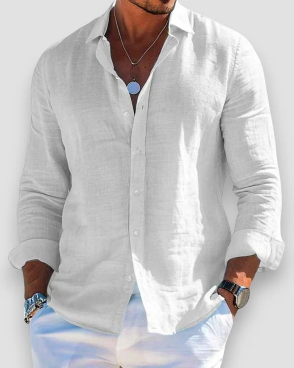 Camicia da uomo casual