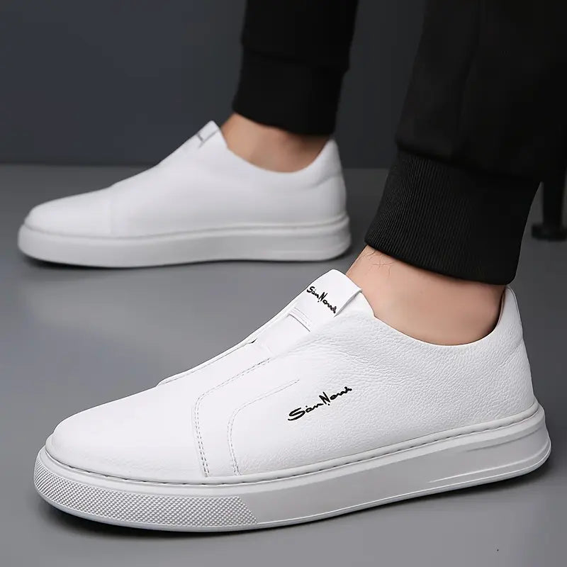 Scarpe slip-on in pelle