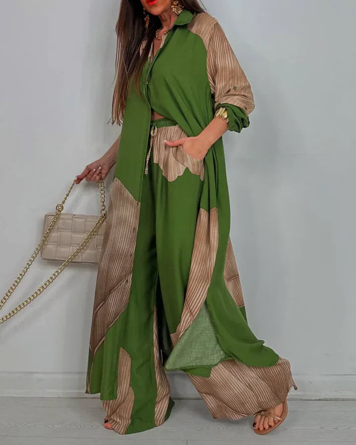 Elegante set da donna in due pezzi