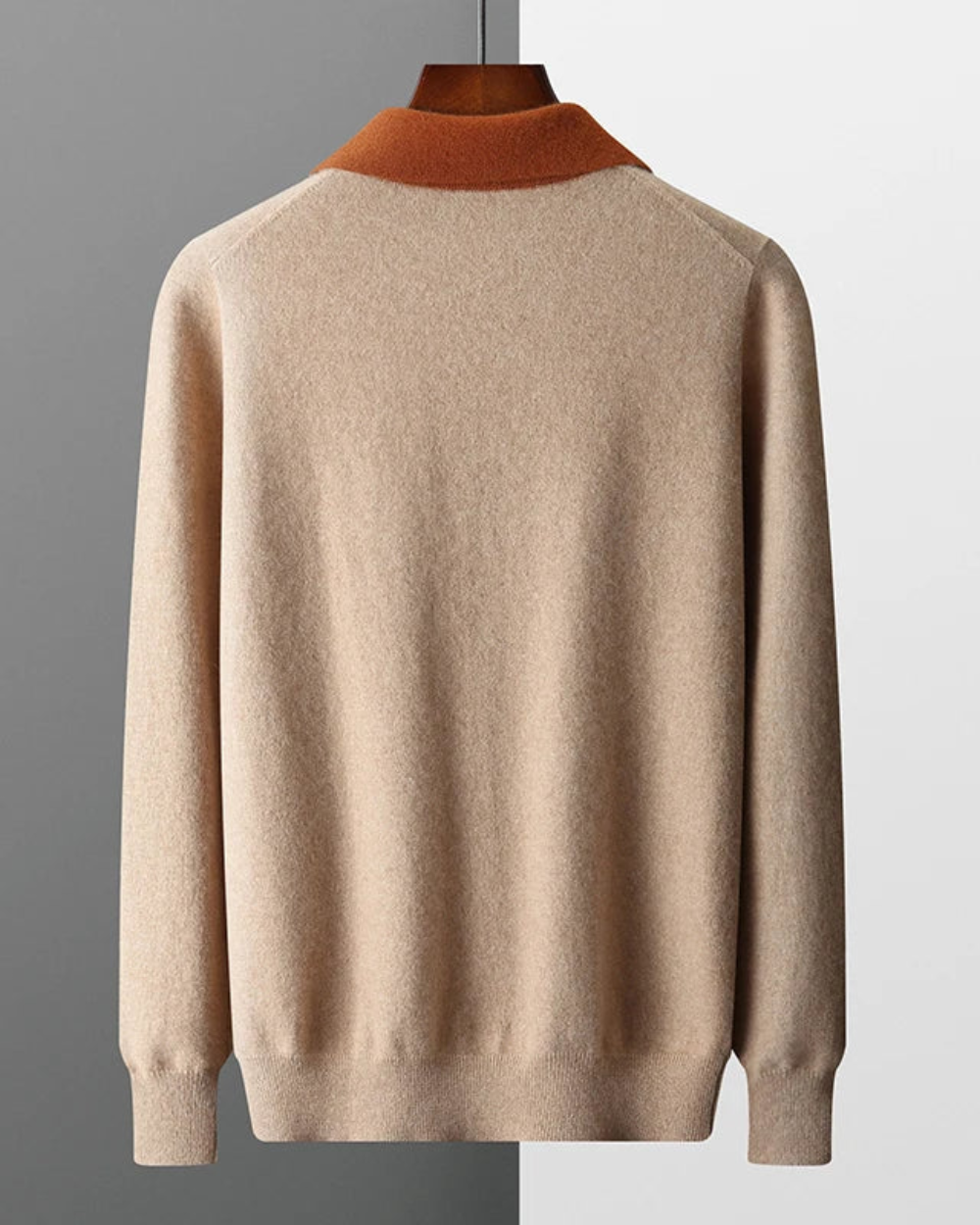 Polo Castelle Cashmere con zip