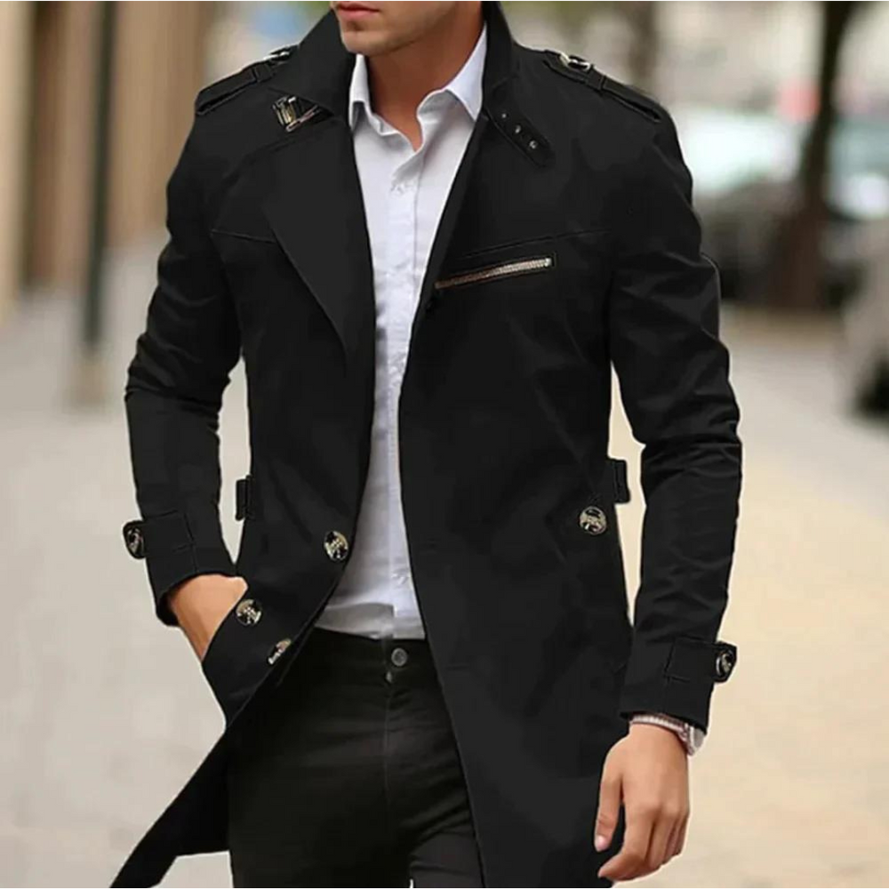 Trench da uomo elegante