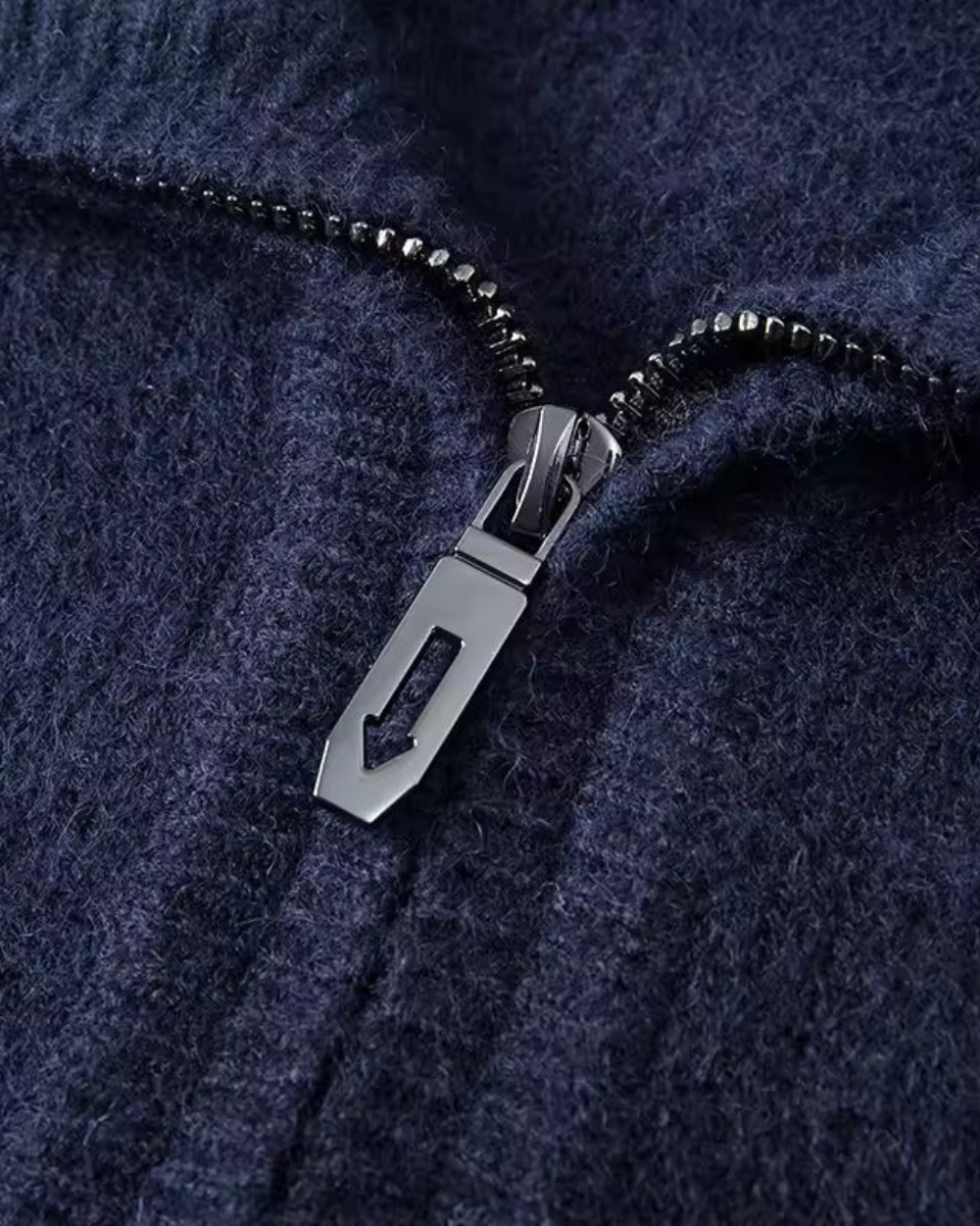 Gstaad - Maglione con zip a tre quarti in cashmere