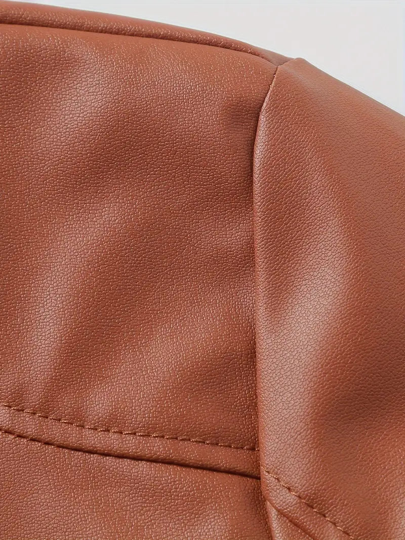 Giacca in pelle casual