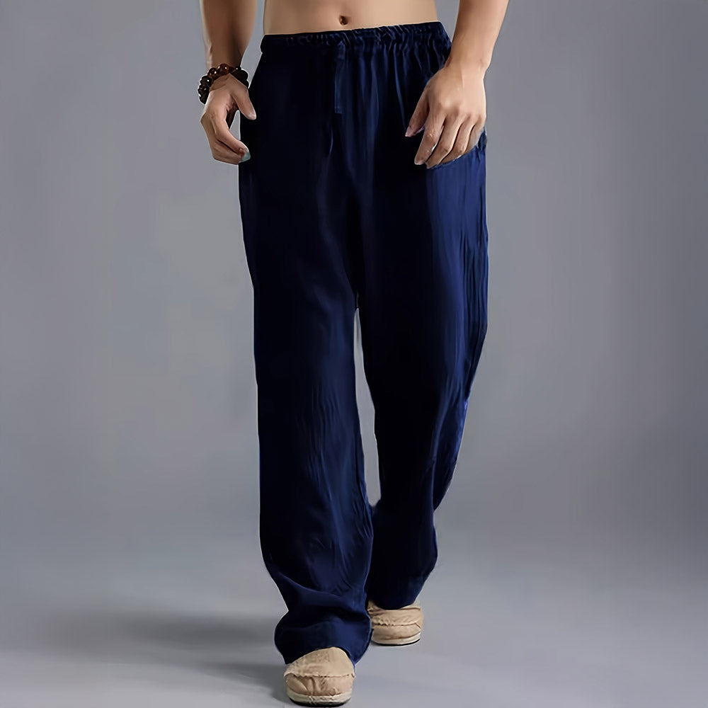 Pantaloni di lino traspiranti