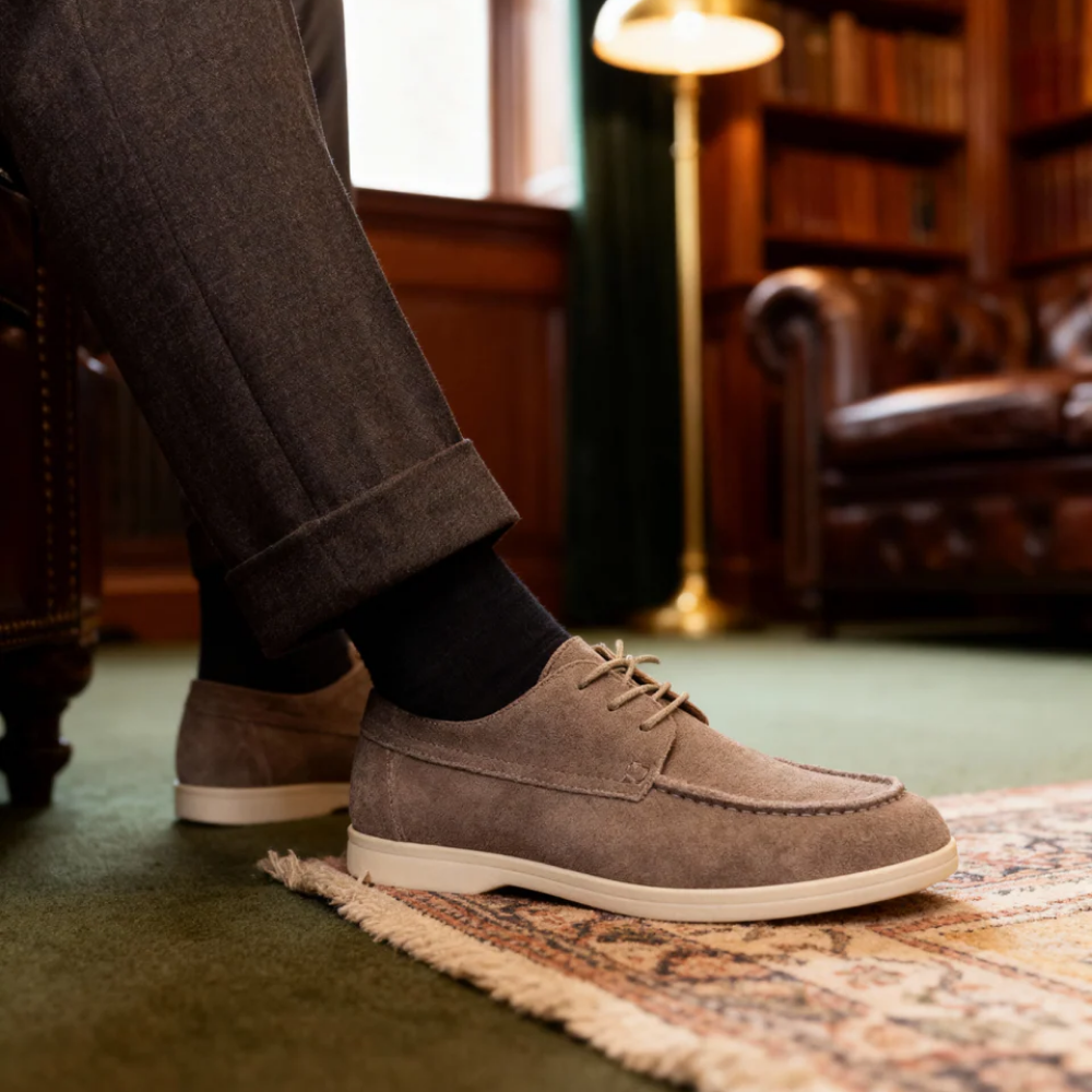 Scarpe eleganti in pelle scamosciata