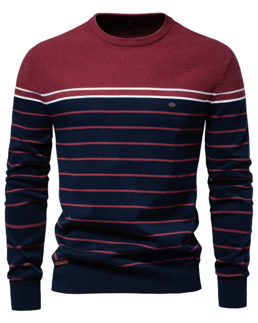 Maglione da uomo con design a righe