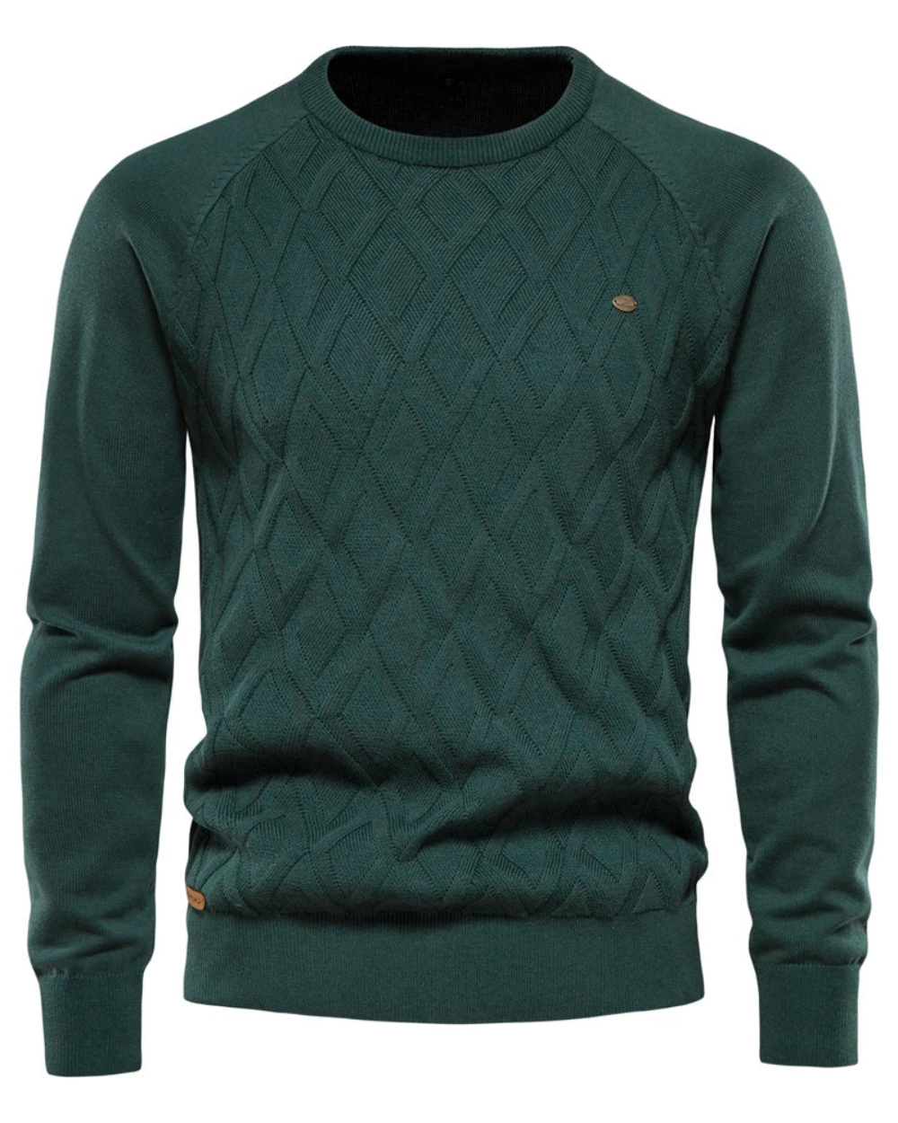 Maglione da uomo con design a scacchi V2
