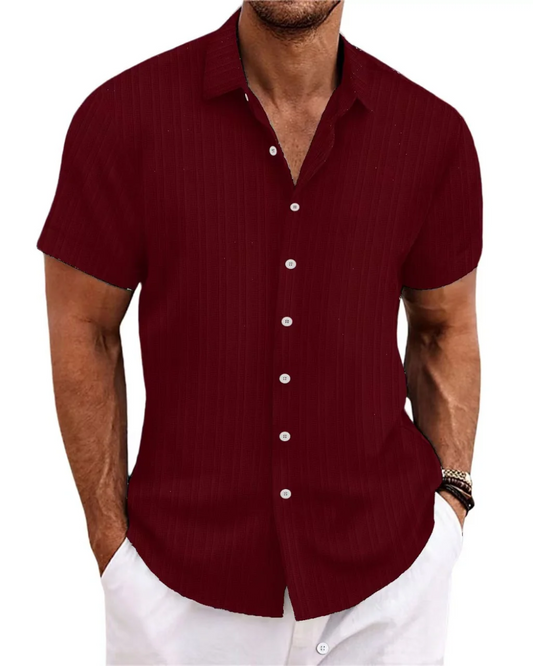 Camicia casual a maniche corte
