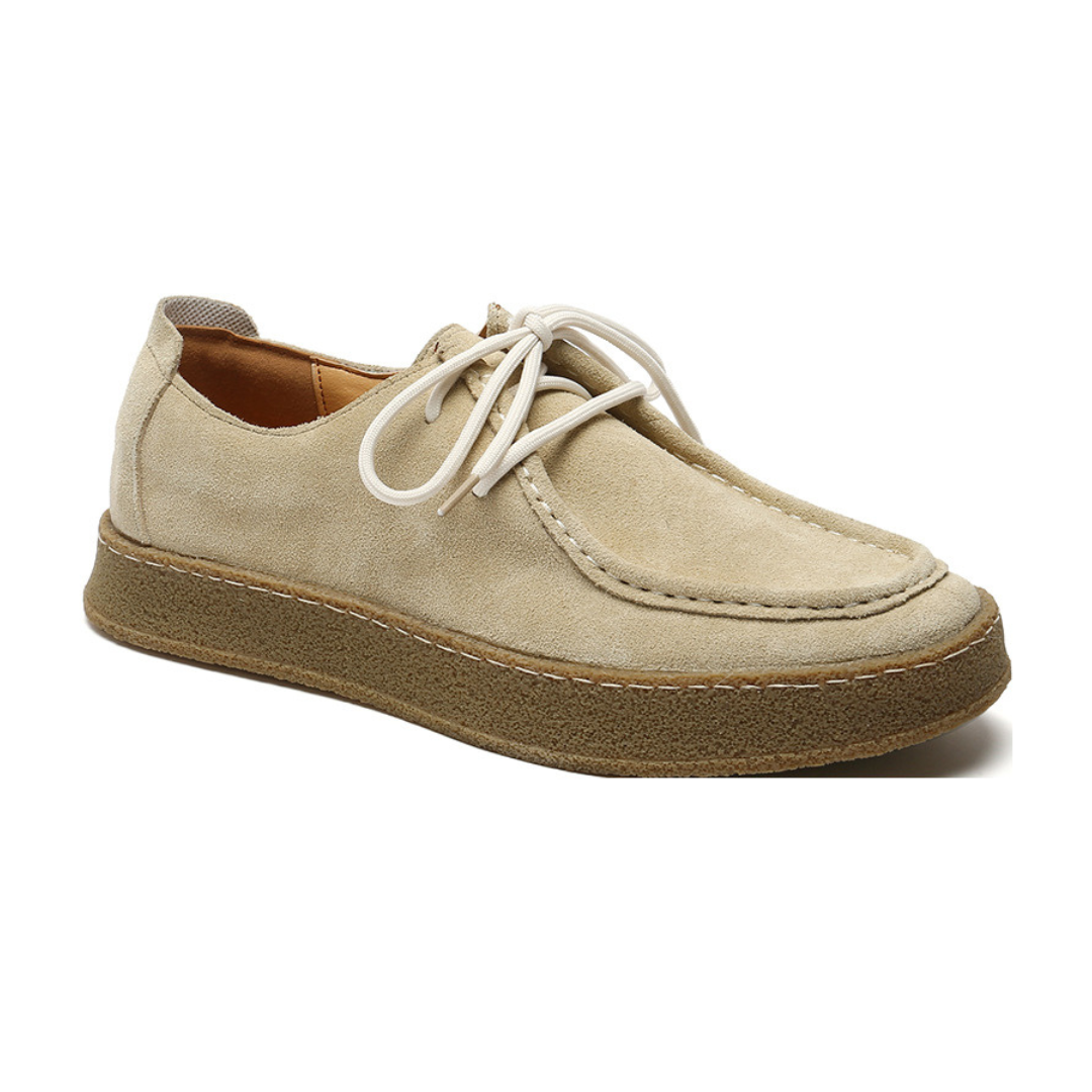 Scarpe casual da città in pelle scamosciata