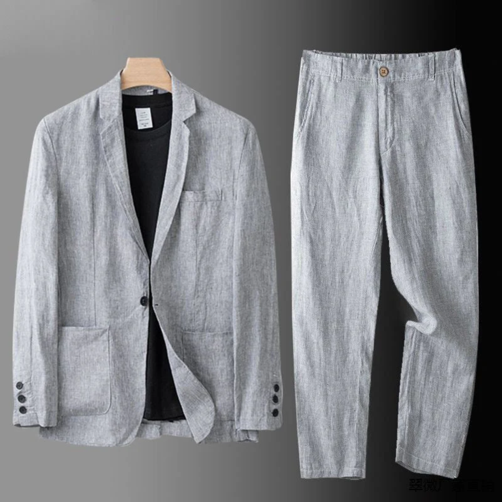 Elegante set di lino