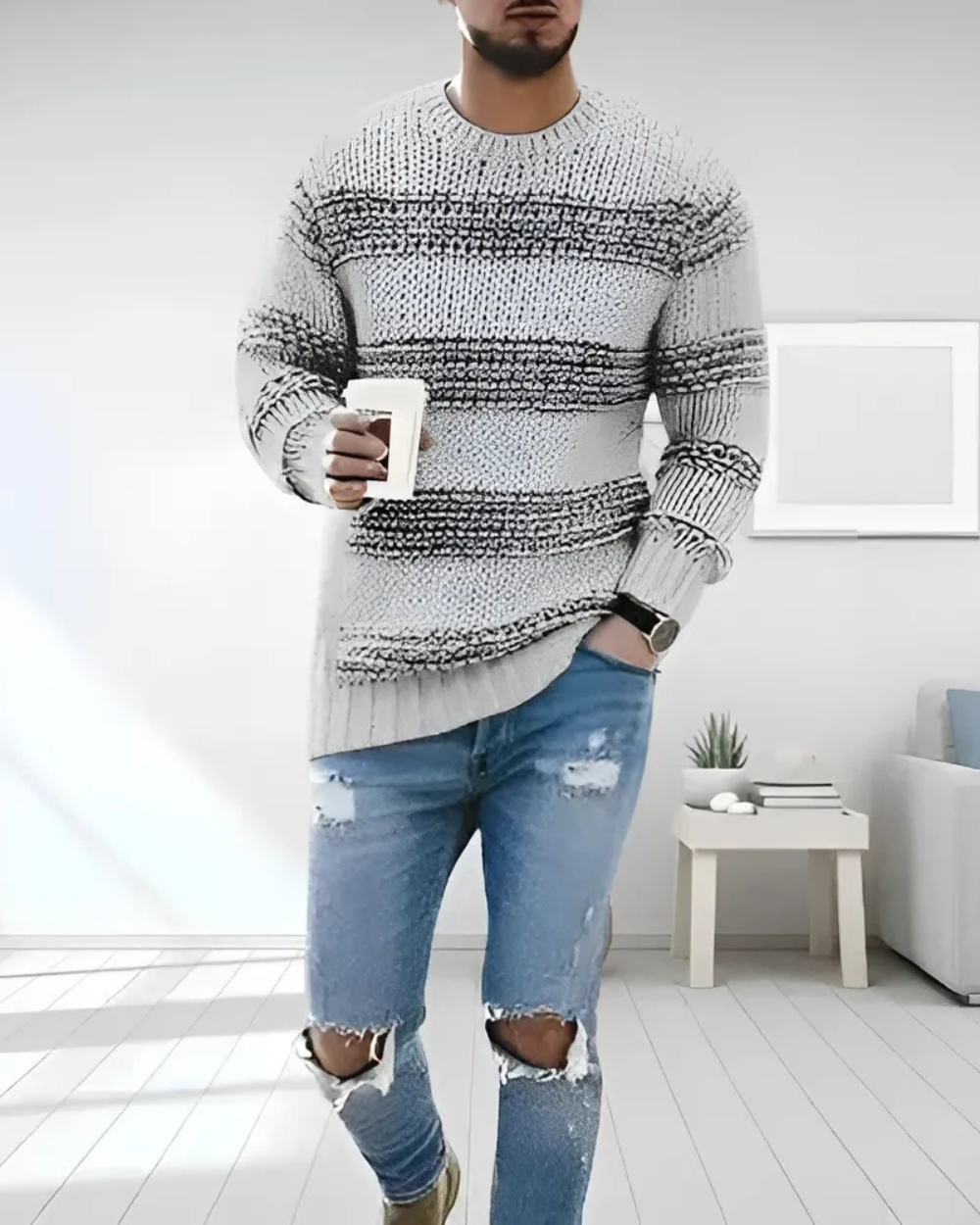 Maglione Benedetto Premium lavorato a maglia