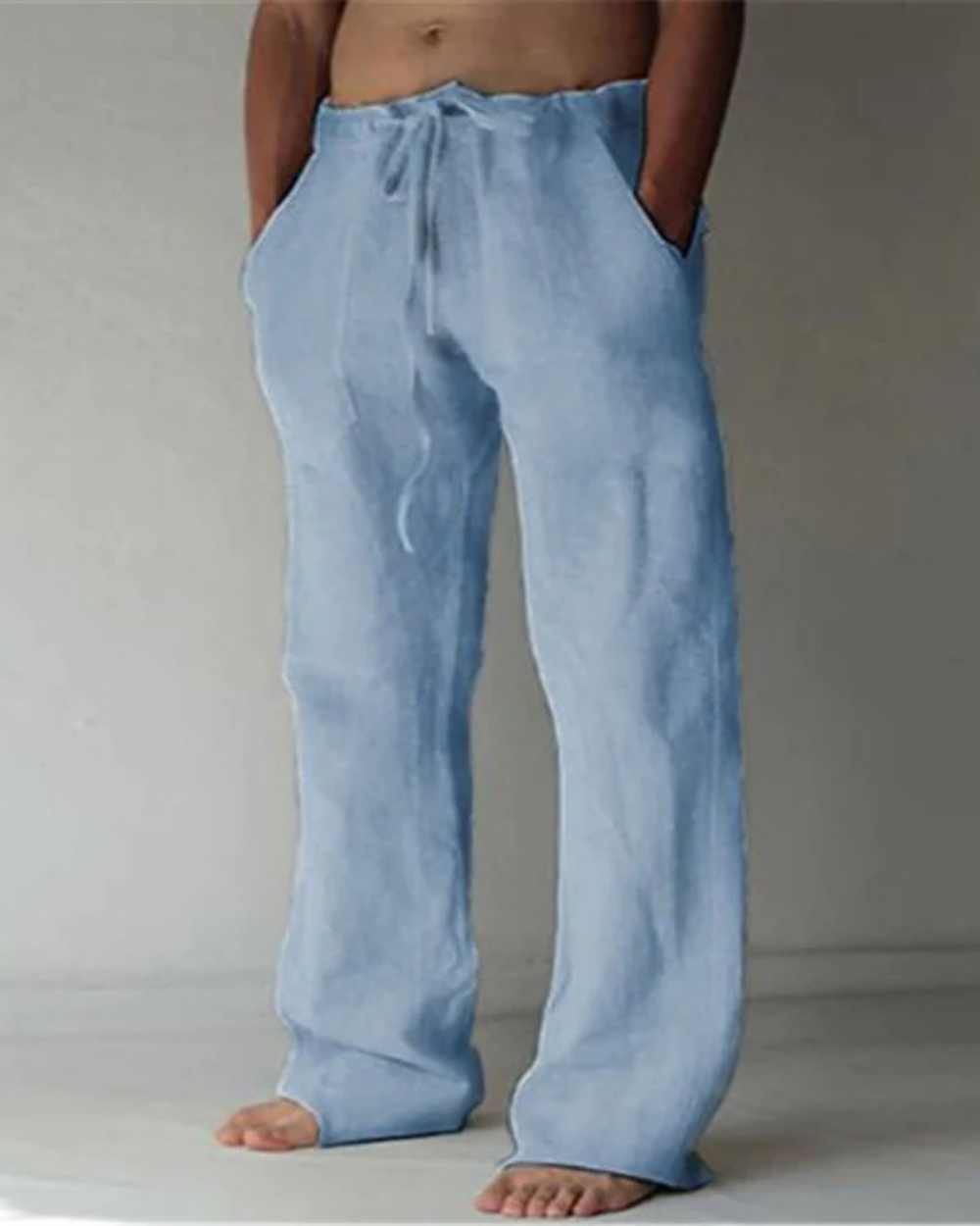 Pantaloni di lino traspiranti