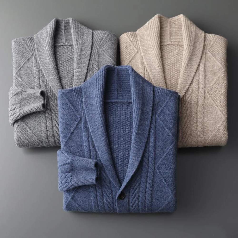 Cardigan Savoca in lana merino