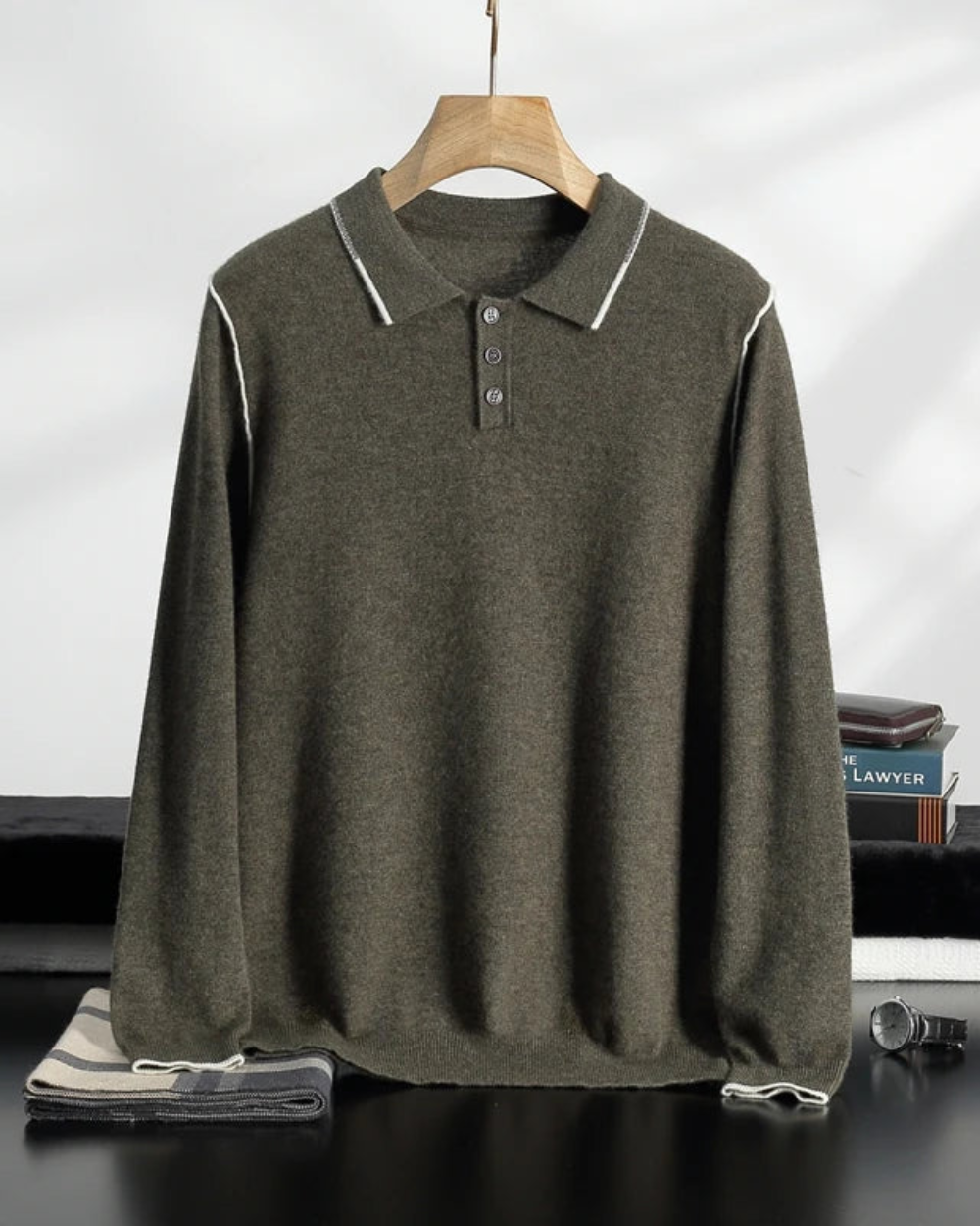 Polo Saint-Tropez in cashmere