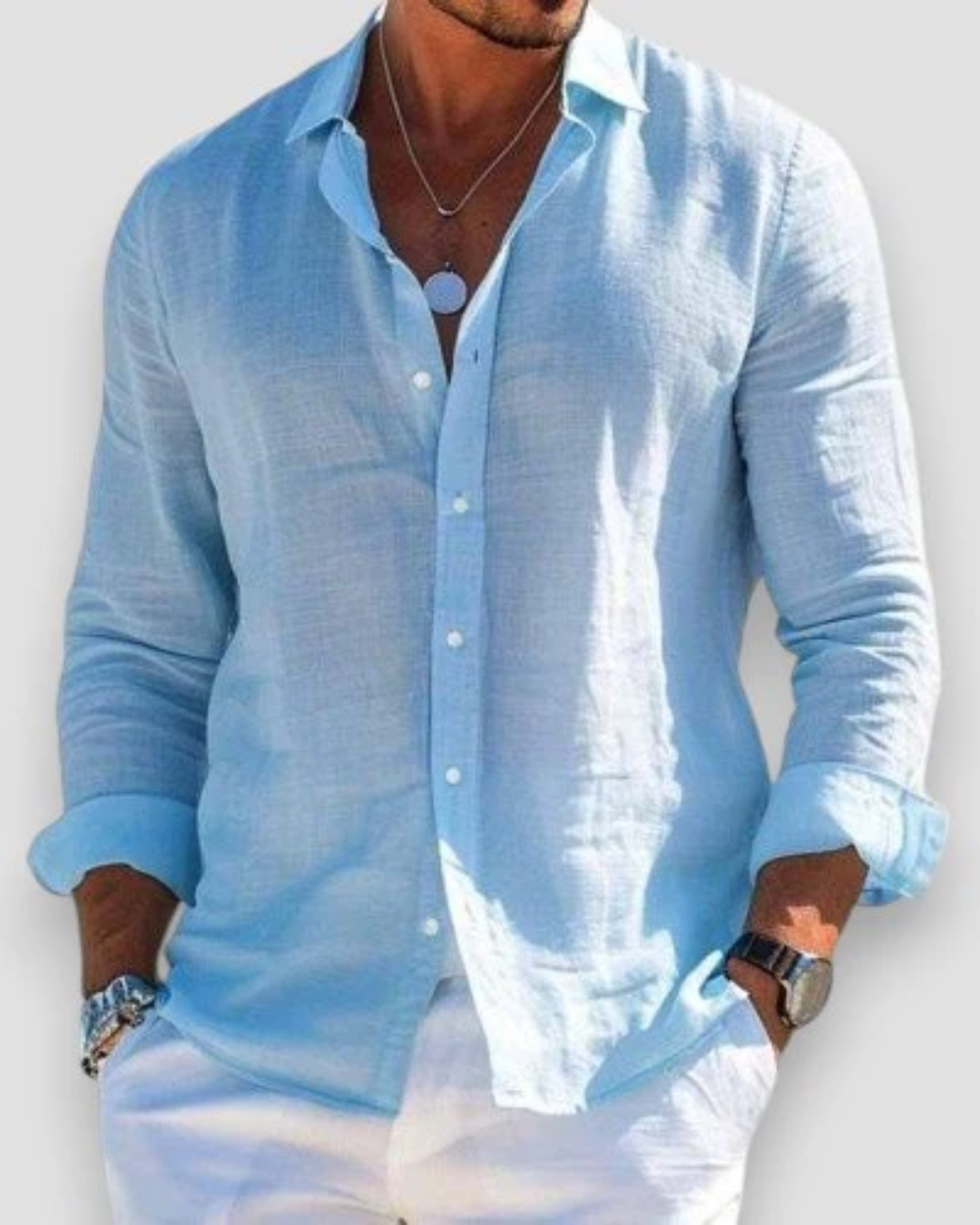 Camicia da uomo casual