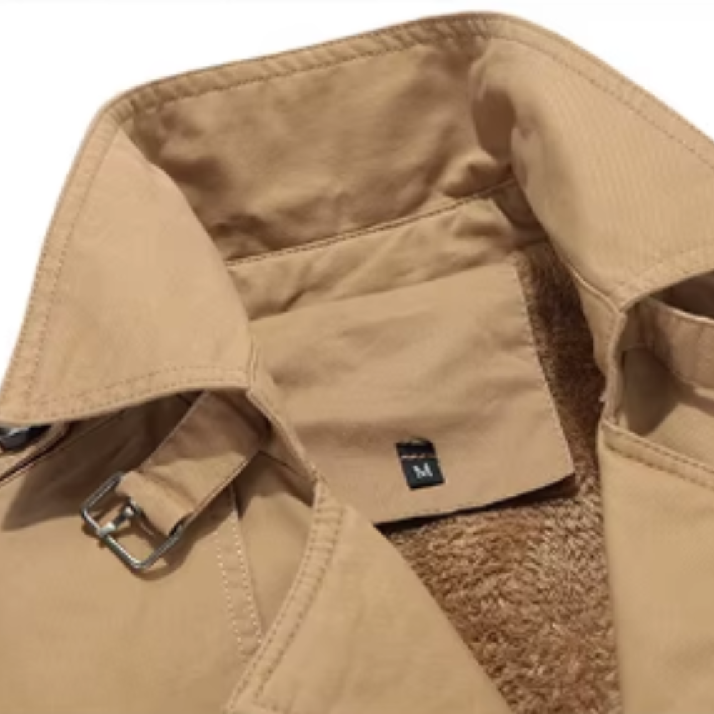 Elegante trench imbottito