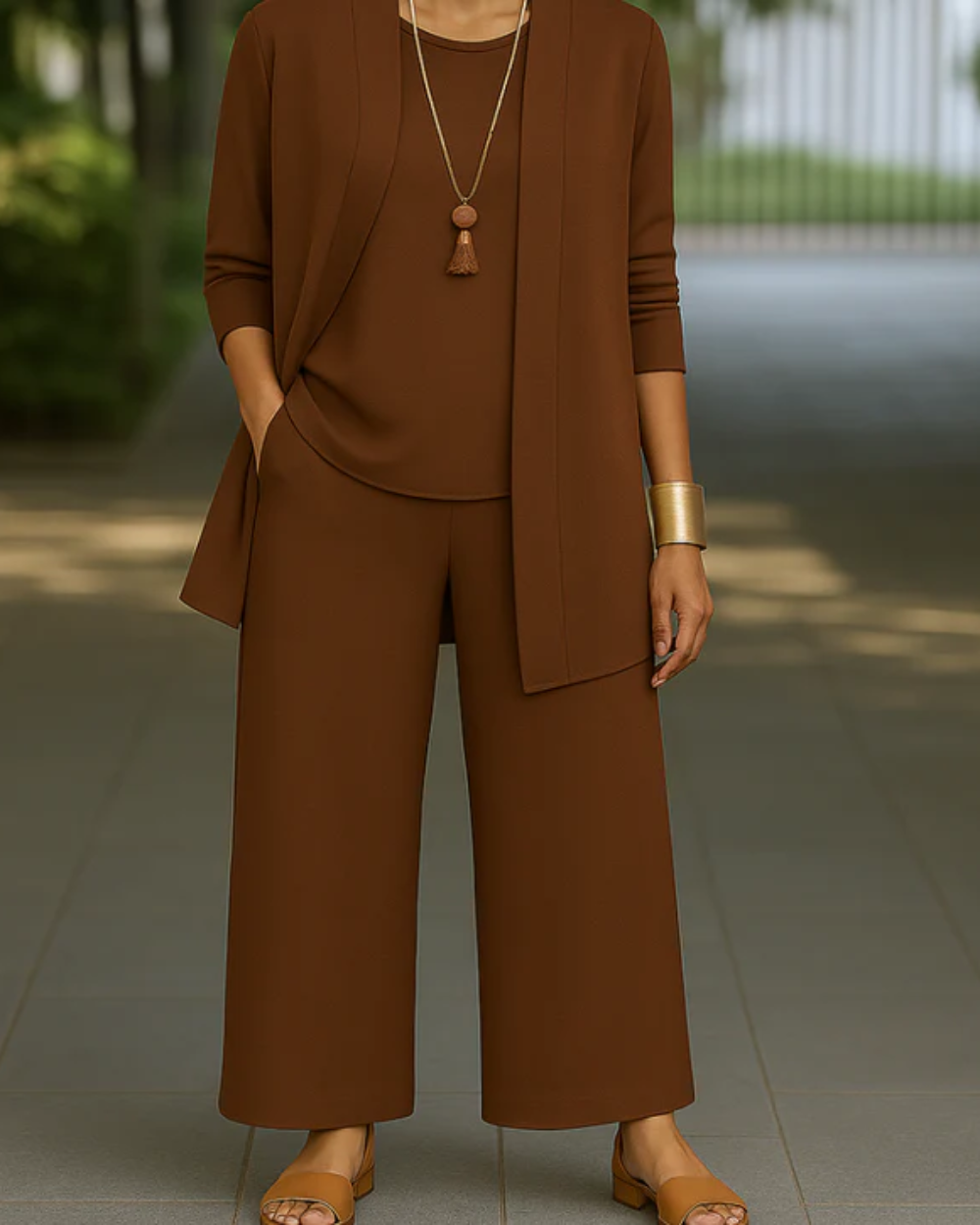Elegante set di primavera