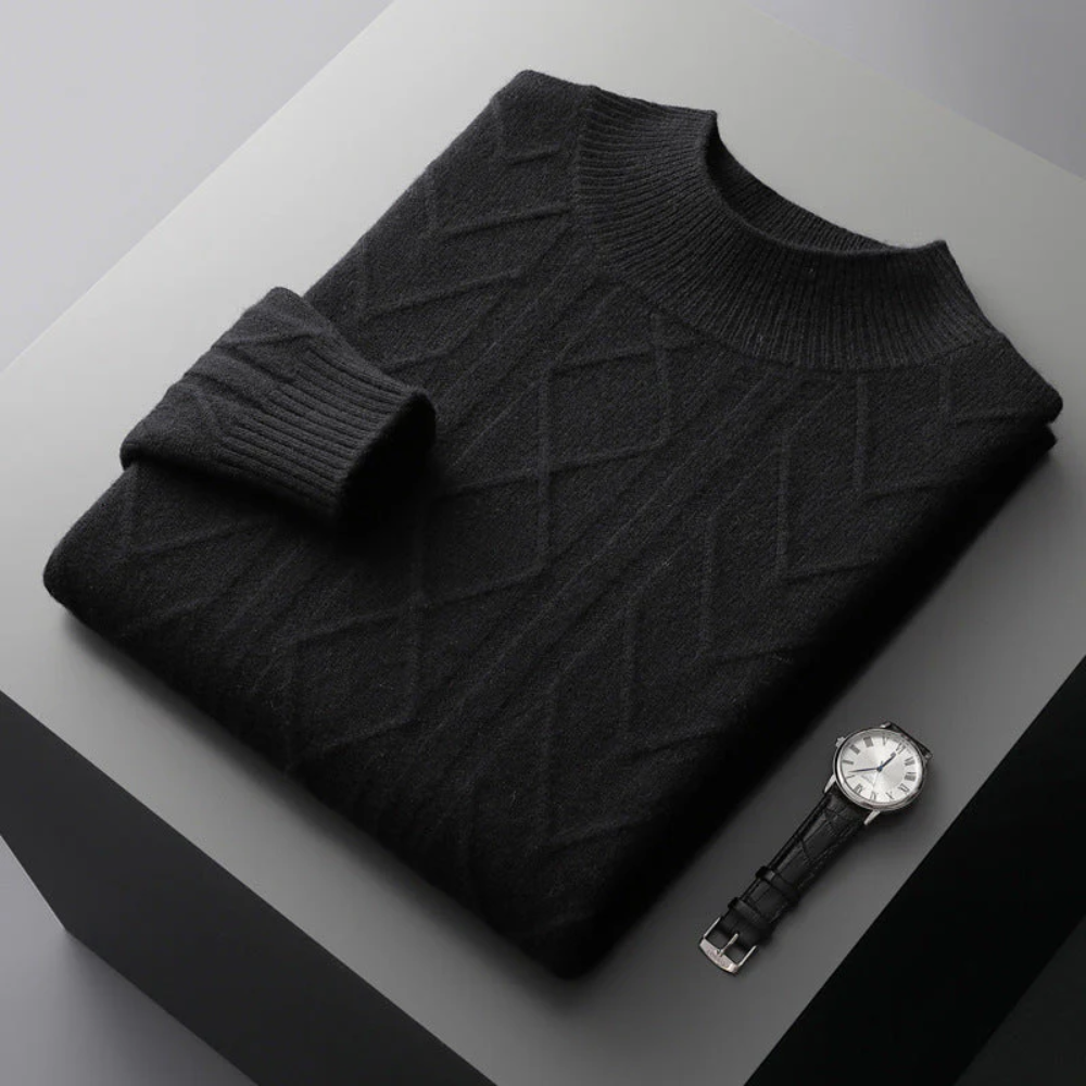 Maglione in cashmere a fantasia Mizar