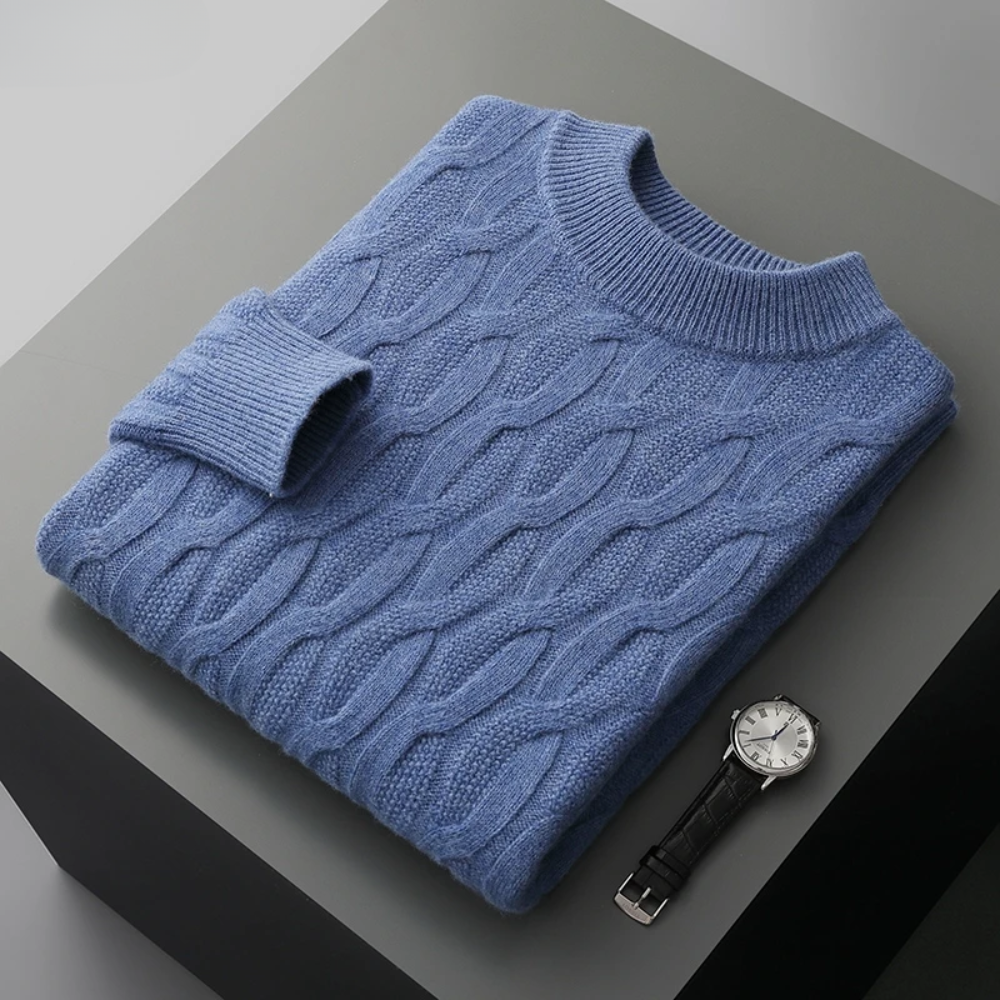 Maglione in cashmere dal motivo elegante