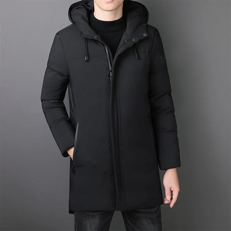 Giacca lunga elegante da uomo