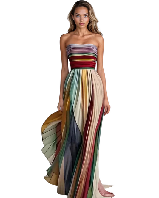 Abito elegante senza maniche