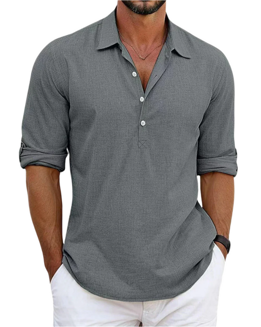 Camicia in lino premium