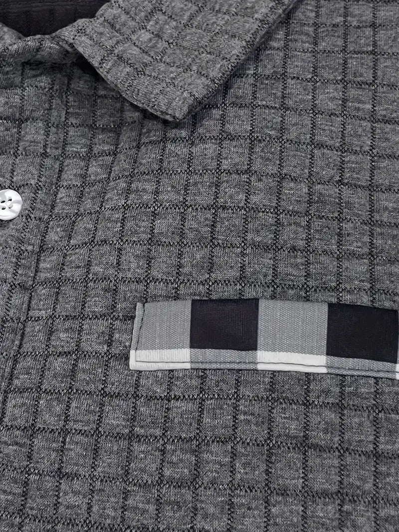 Maglione polo a coste