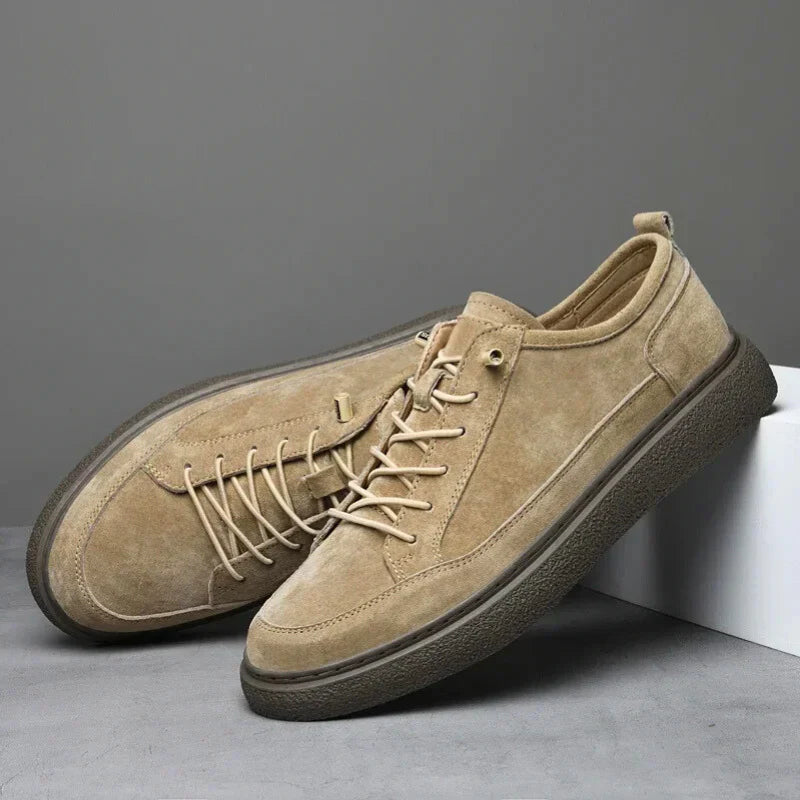 Scarpe da ginnastica in pelle scamosciata