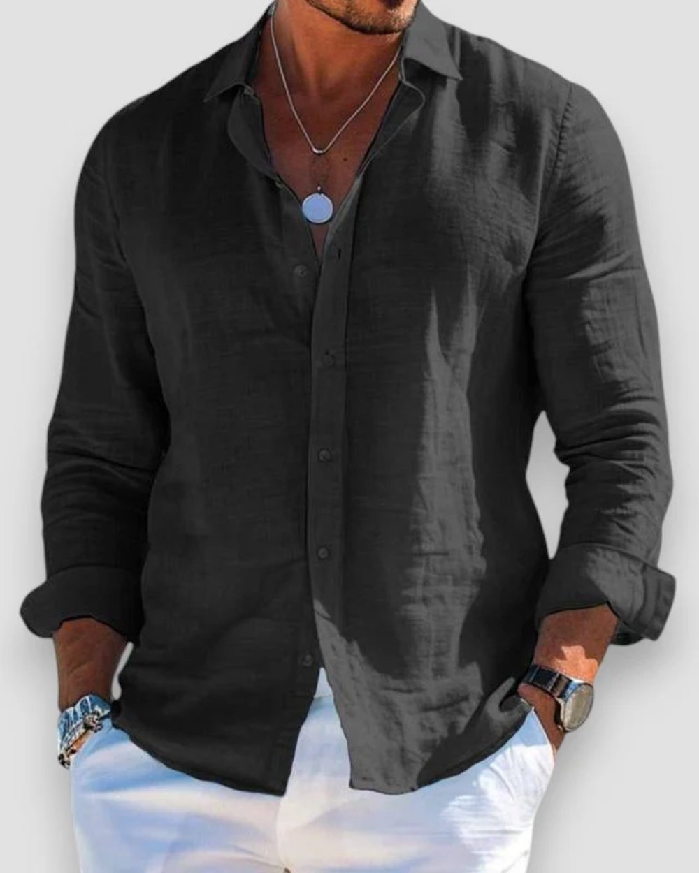 Camicia da uomo casual
