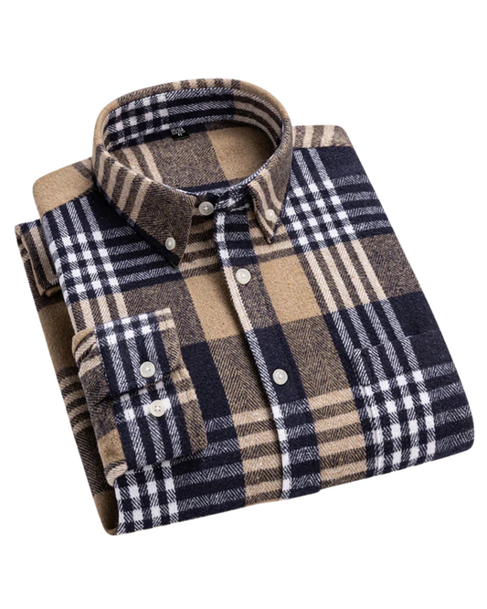 Camicia a quadri in cotone