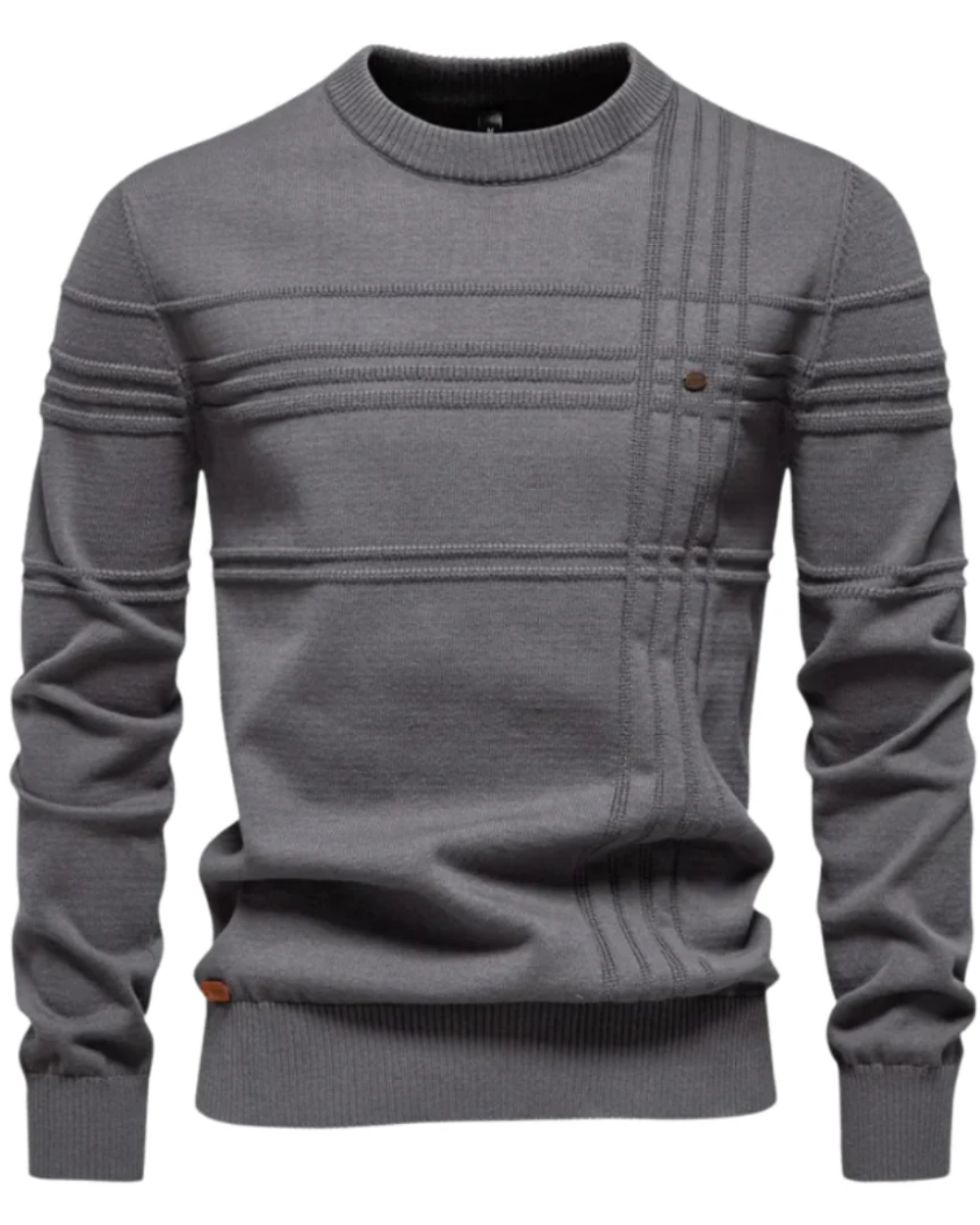 Maglione da uomo con design a scacchi