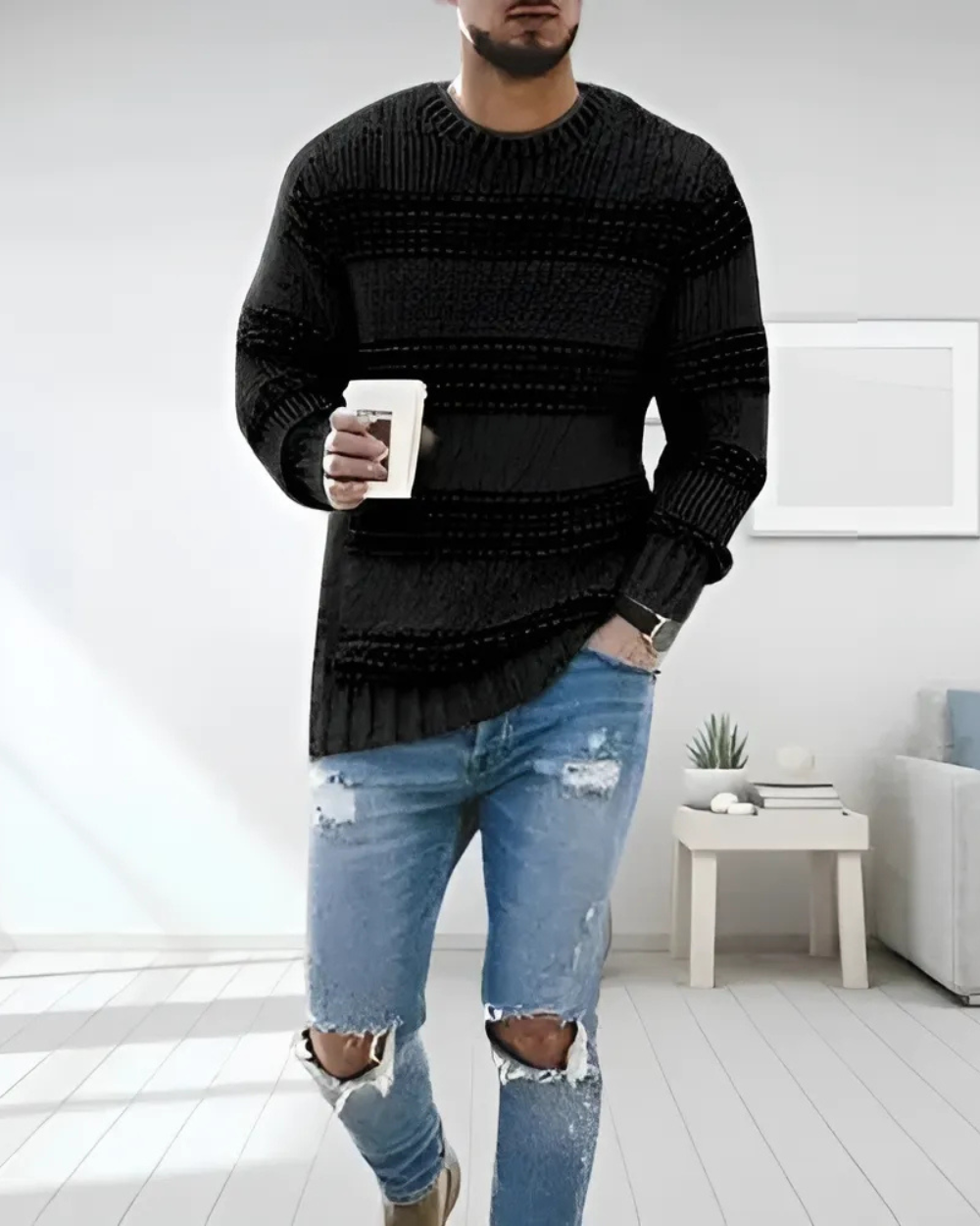 Maglione Benedetto Premium lavorato a maglia