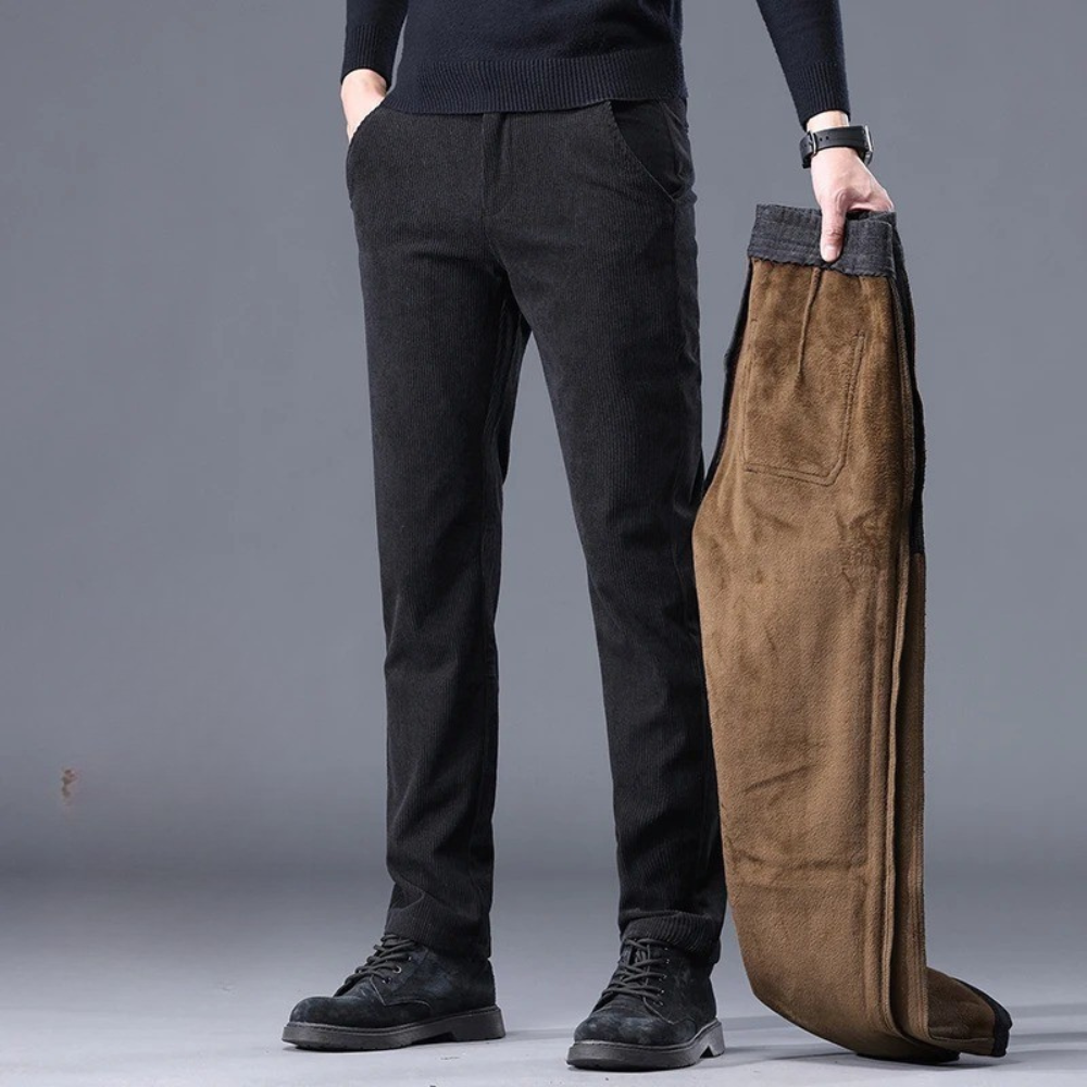 Pantaloni eleganti in velluto a coste