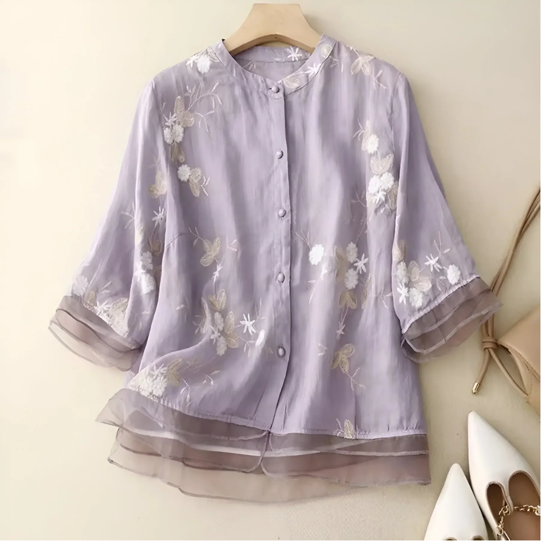 Camicetta floreale da donna