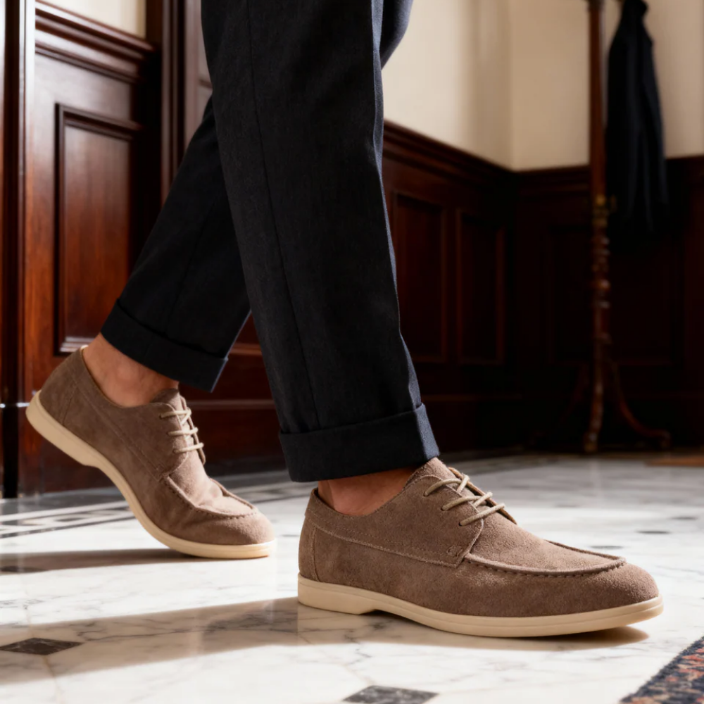 Scarpe eleganti in pelle scamosciata