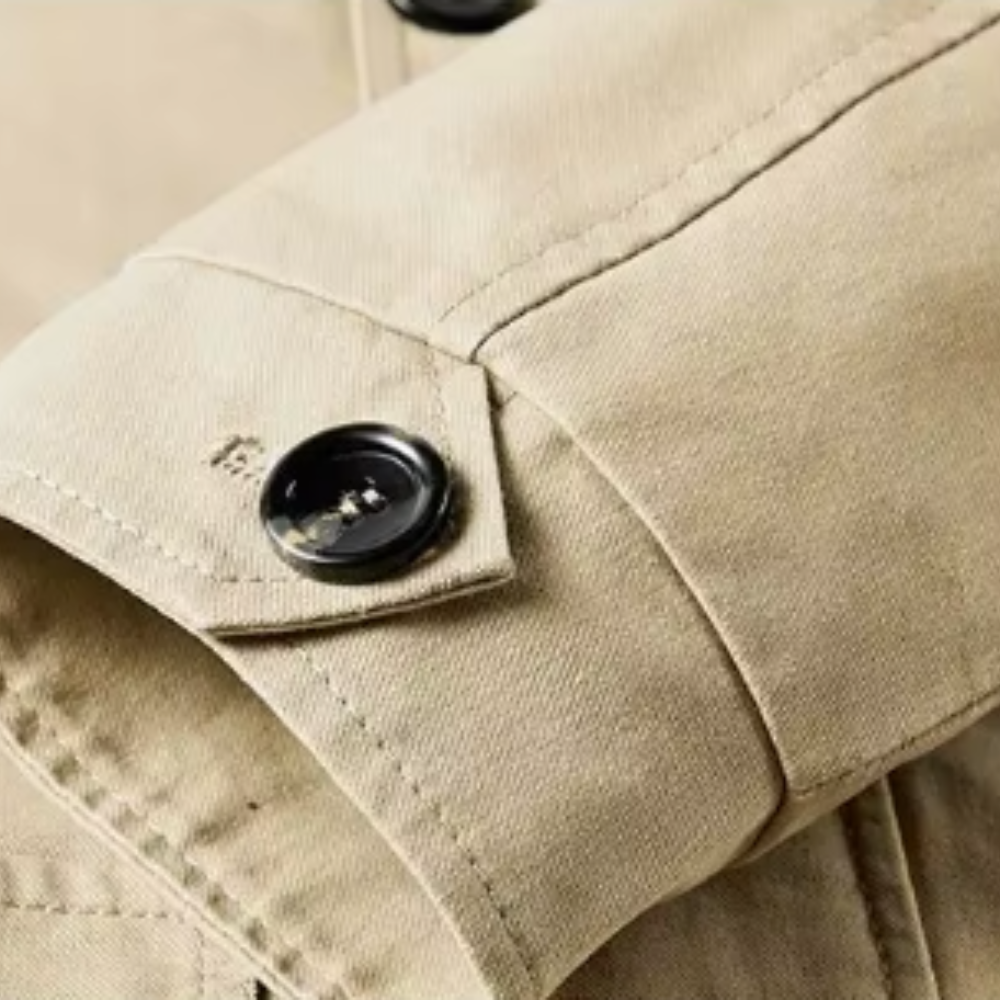Elegante giacca multitasche