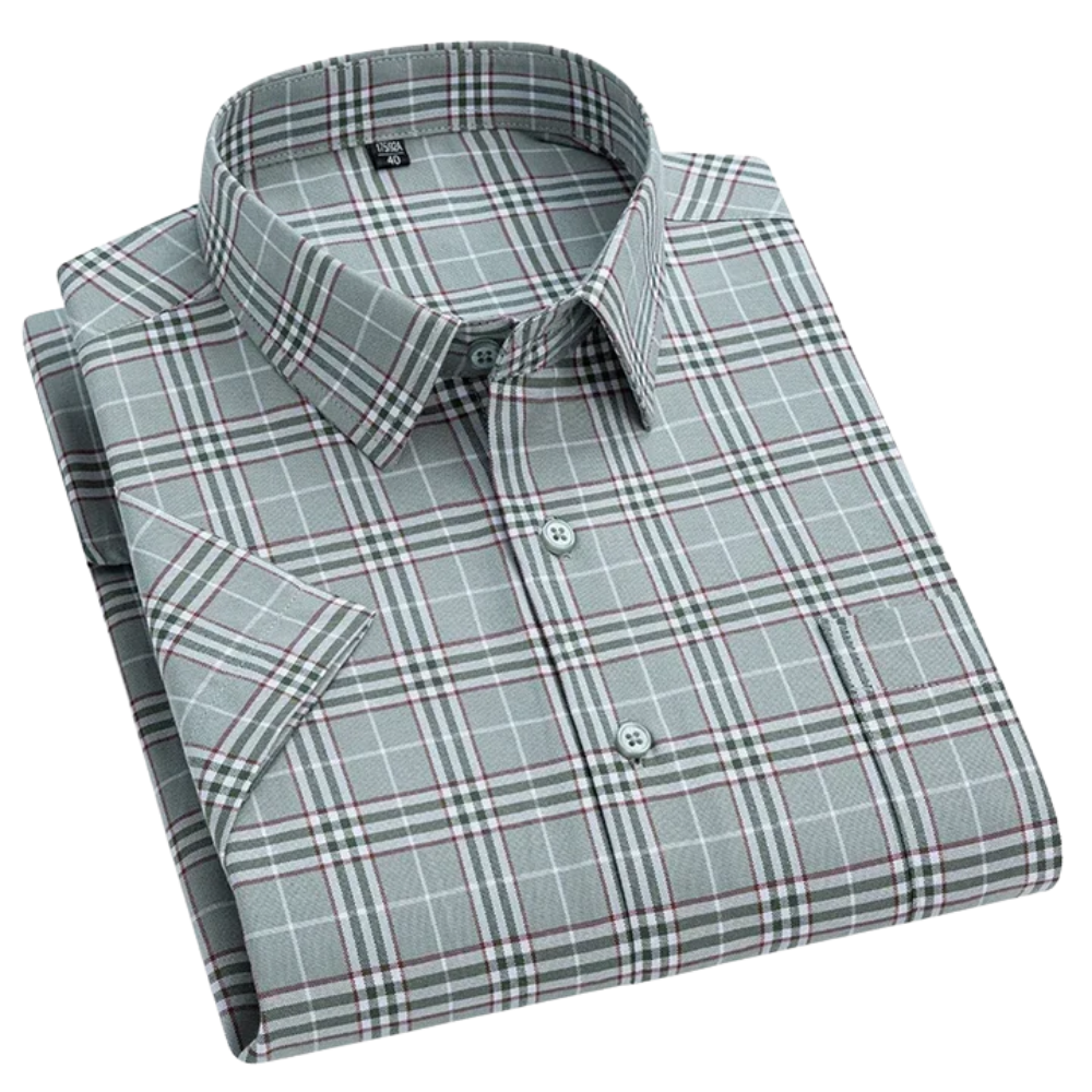 Camicia in cotone a maniche corte