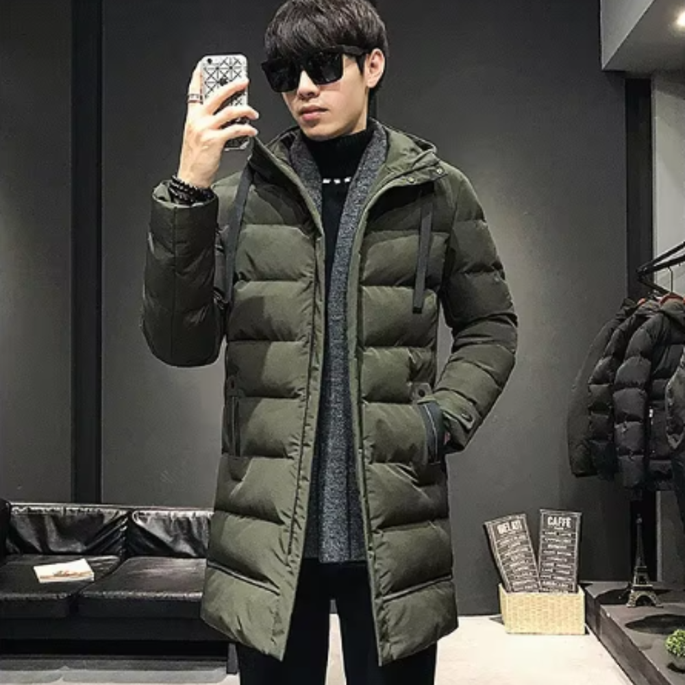 Giacca invernale lunga da uomo