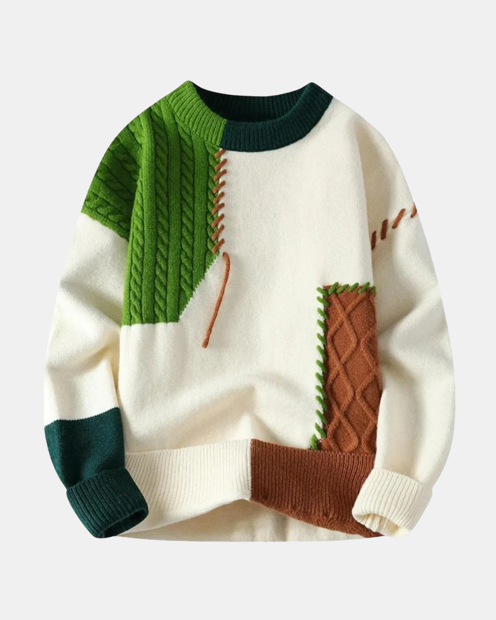 Pullover patchwork Amadeo