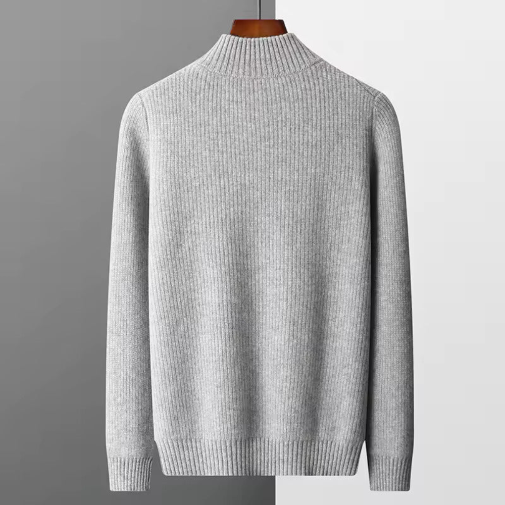 Gilet a coste in cashmere Seychellen