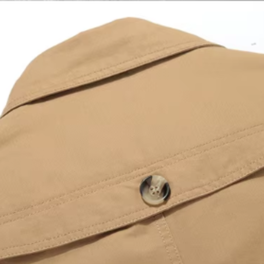 Elegante trench imbottito