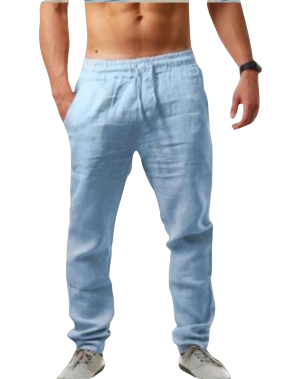 Pantaloni in lino Cabo